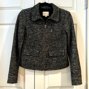 Wool cropped jacket